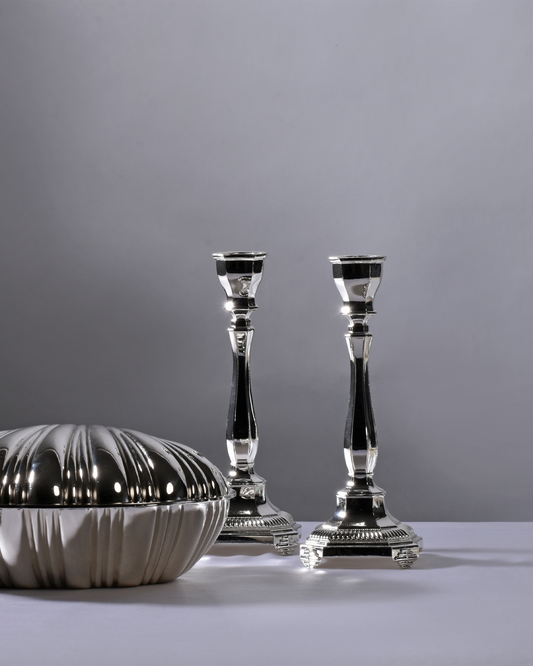 Silver Candle Stand