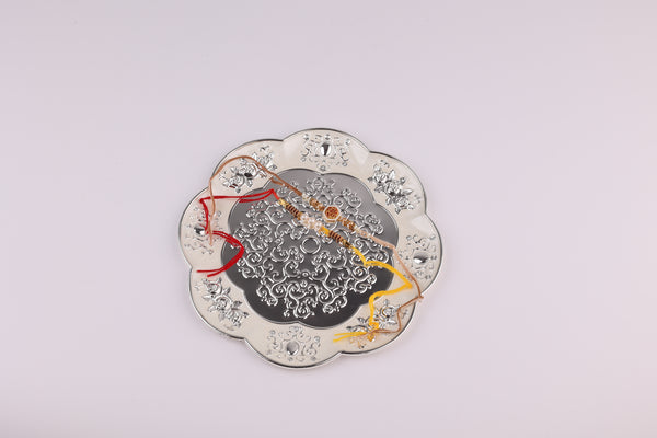 Peacock Enamel Plate
