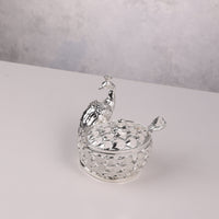 Peacock Sugar Pot with Spoon