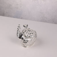 Peacock Sugar Pot with Spoon