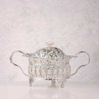 Rose Glass Candy Bowl