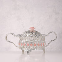 Rose Glass Candy Bowl