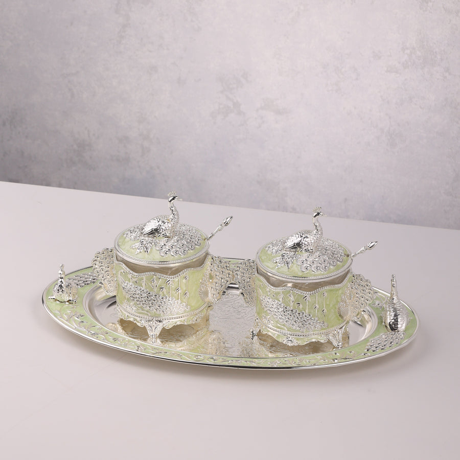 Royal Peacock Tray