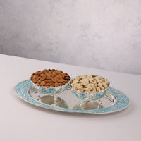 Enamel Oval Serving Tray