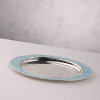 Enamel Oval Serving Tray