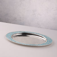 Enamel Oval Serving Tray