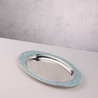 Enamel Oval Serving Tray
