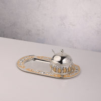 Twin Condiment Bowls with Lid