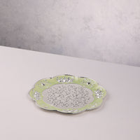 Peacock Enamel Plate