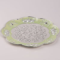 Peacock Enamel Plate