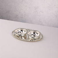 Silver-Plated Crystal Dry Fruit Serving Set