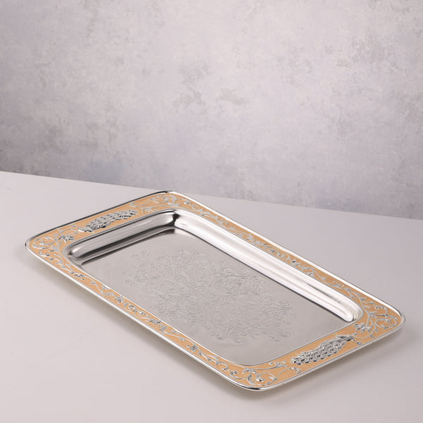 Enamel Rectangular Serving Tray