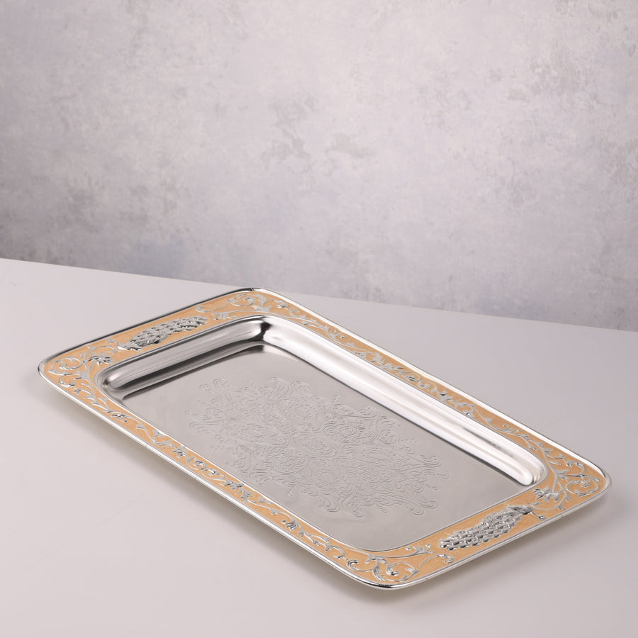 Enamel Rectangular Serving Tray