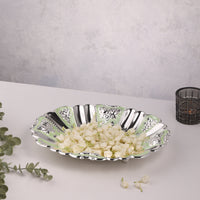 Floral Crest Decorative Tray (Round)