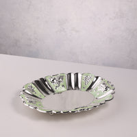 Floral Crest Decorative Tray (Round)