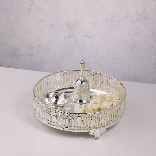 The Silver Pavilion Tray