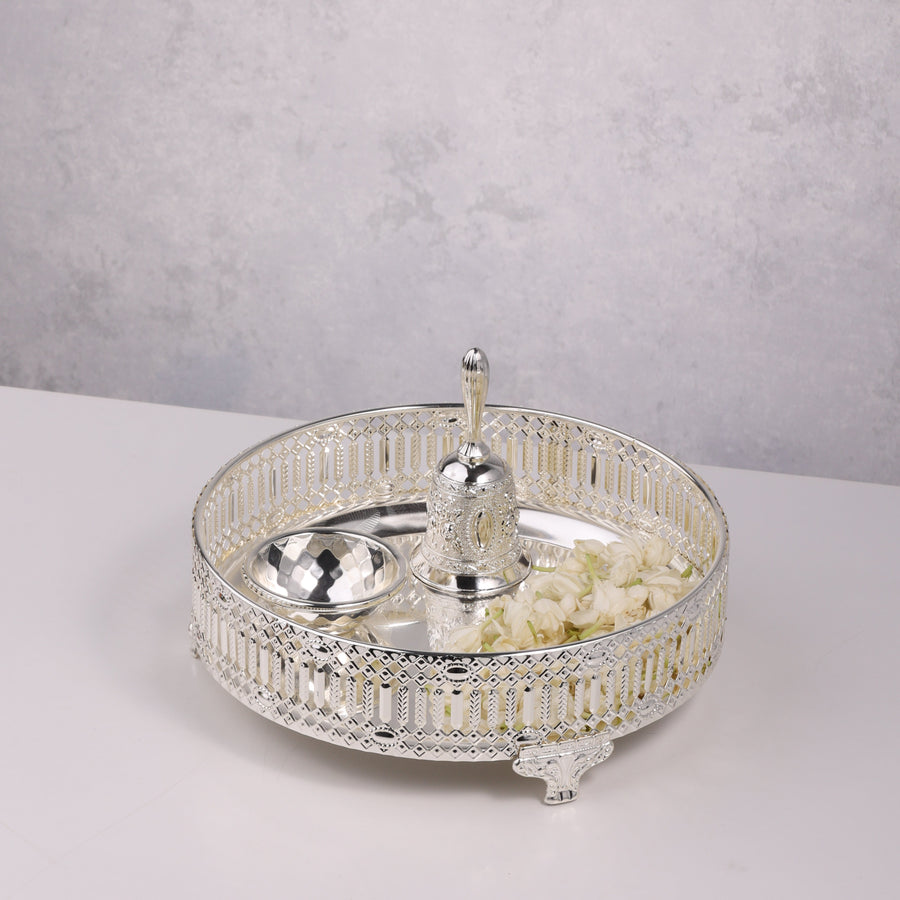 The Silver Pavilion Tray