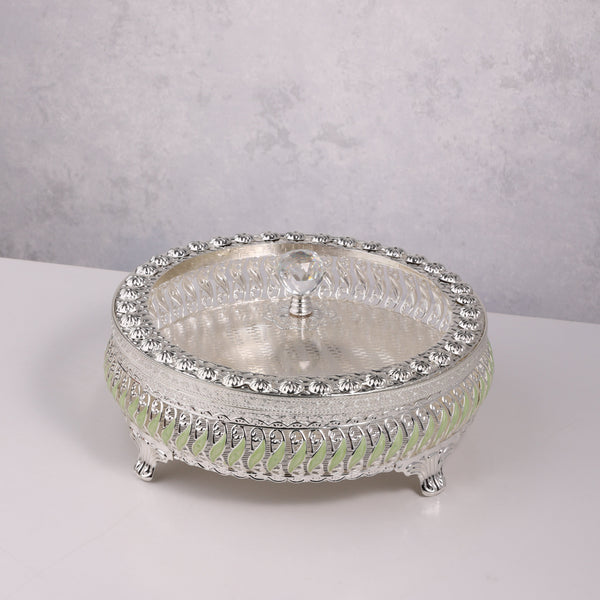 Crystal Knob Dry Fruit Box
