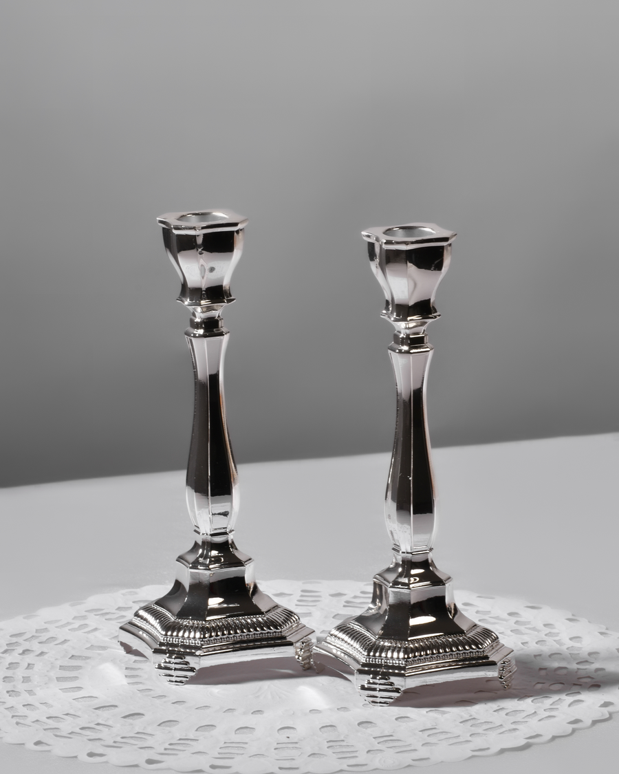 Silver Candle Stand