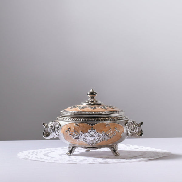 Elephant Enamel Sugar Pot