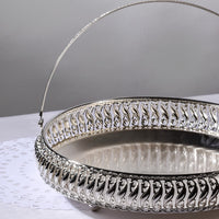 Round Platter With Handle