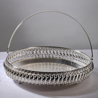 Round Platter With Handle
