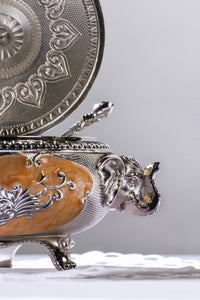 Elephant Enamel Sugar Pot