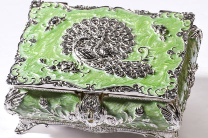 Peacock Jewellery Box