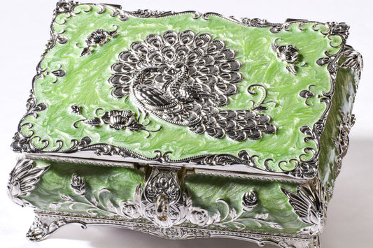 Peacock Jewellery Box
