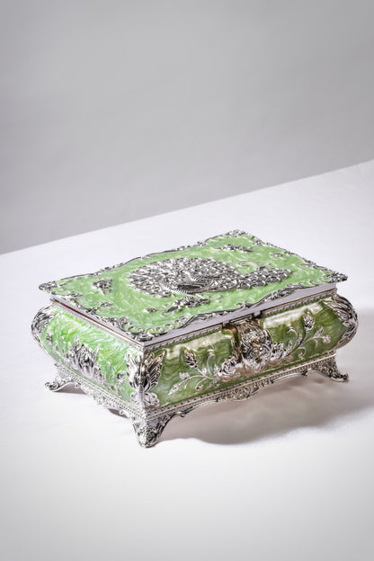 Peacock Jewellery Box