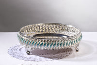 Round Enamel Serving Tray