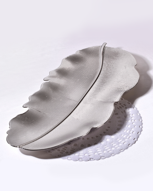 Textured Banana Leaf Tray / Charcuterie Board