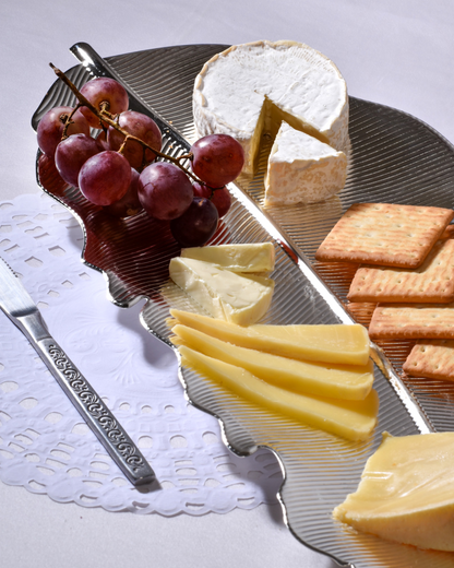 Textured Banana Leaf Tray / Charcuterie Board